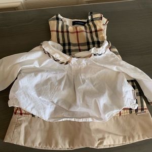 Burberry baby dress 6 months